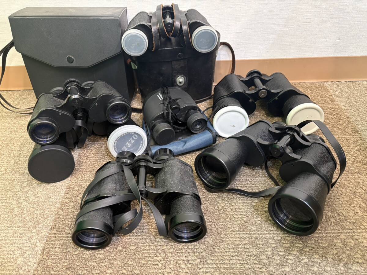【1351 0409】双眼鏡おまとめ 双眼鏡 中古品 7点拍卖