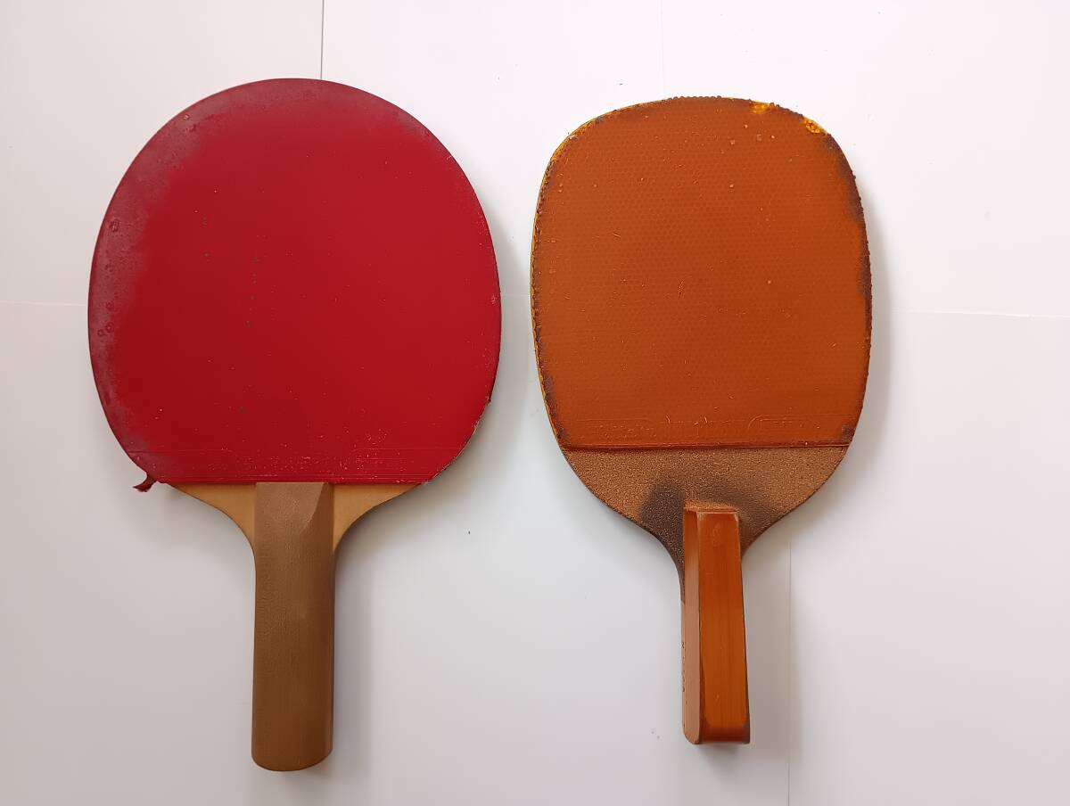 Nittaku Blue Ribbon 卓球 ラケット シェークハンド 日本式ペンホルダー 2本セット拍卖