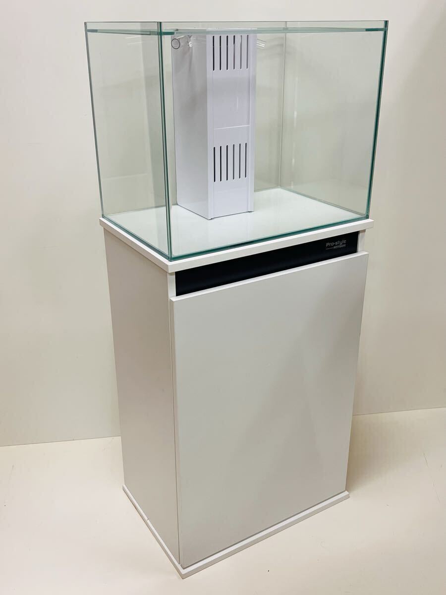 超特注仕様 ラスト1台 フランジ付 450×300×360オーバーフローセット(水槽・プロスタイルキャビ・濾過槽) 未使用品 海水魚飼育等 拍卖