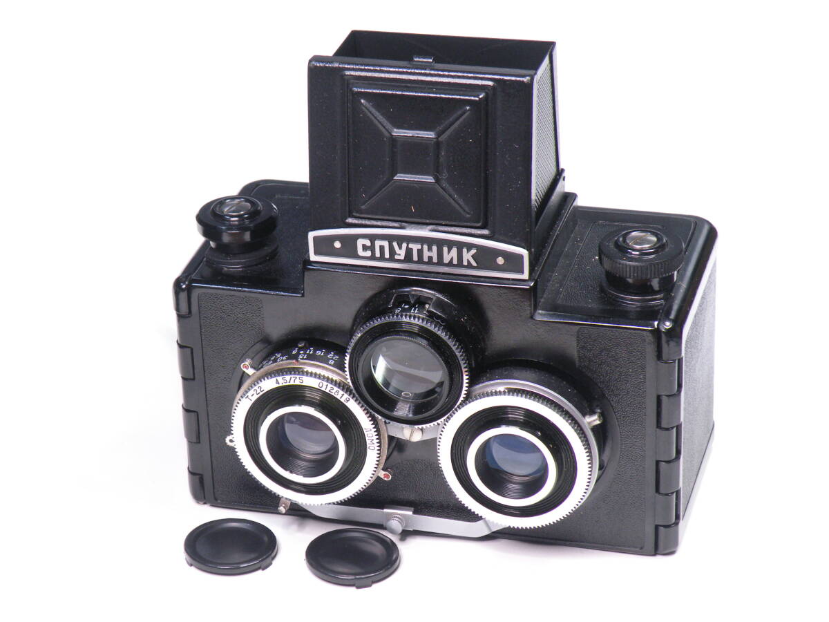 スプートニク 6×6判ステレオカメラ Sputnik LOMO拍卖