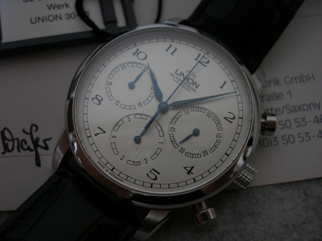 200本限定モデル Union Glashutte ( ユニオングラスヒュッテ ) Julius Bergter Chronograph / グラスヒュッテオリジナル GlashutteOriginal拍卖