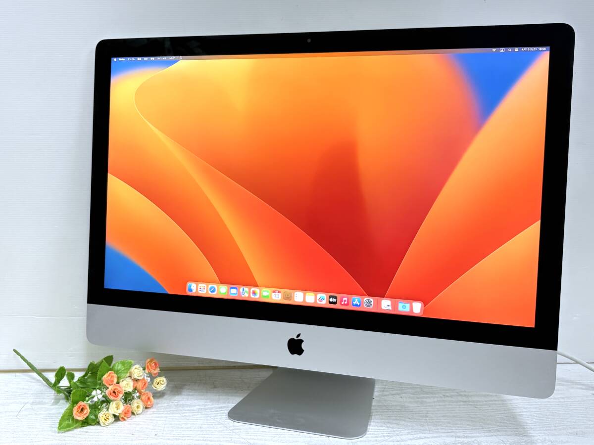 【美品 27インチ】Apple iMac(Retina 5K,27-inch,2017)A1419『Core i5(7600)3.5GHz/RAM:32GB/Fusion Drive:3.12TB』Pro 575 Ventura 動作品拍卖