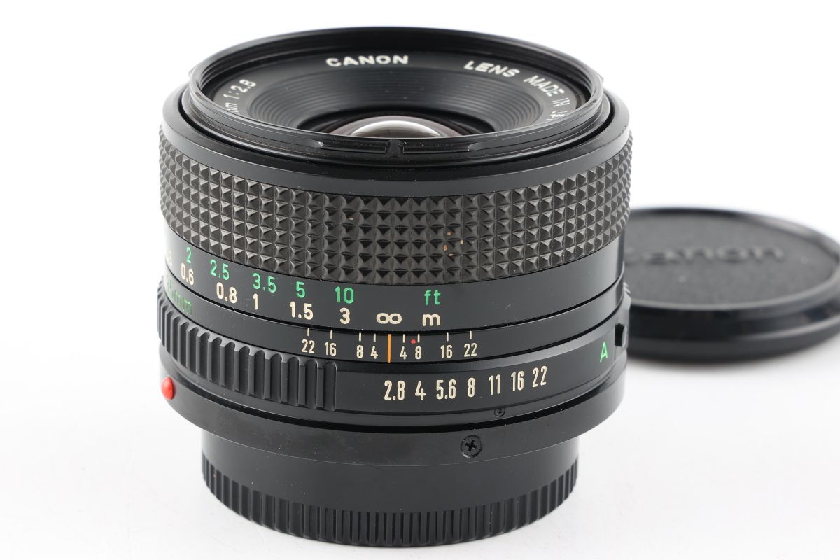 【かめらや】4735 Canon New FD 35mm F2.8 単焦点 広角レンズ FDマウント拍卖