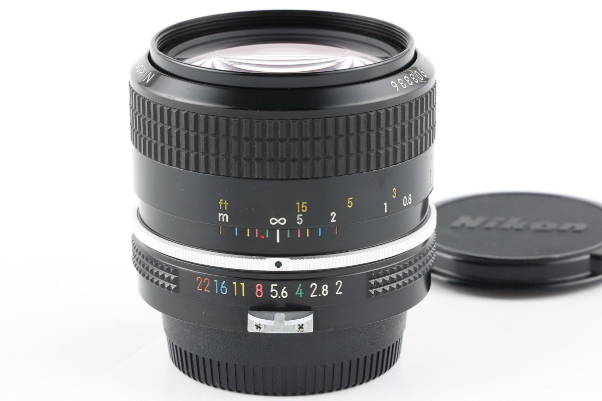 【かめらや】4708 Nikon NIKKOR 35mm F2 非Ai 単焦点 広角レンズ Fマウント拍卖