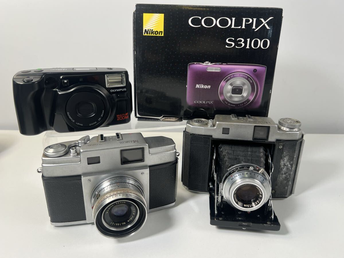 【4/15EL】 Nikon COOLPIX S3100 デジタルカメラ MAMIYA-6 マミヤ フィルムカメラ 蛇腹 ジャンク拍卖