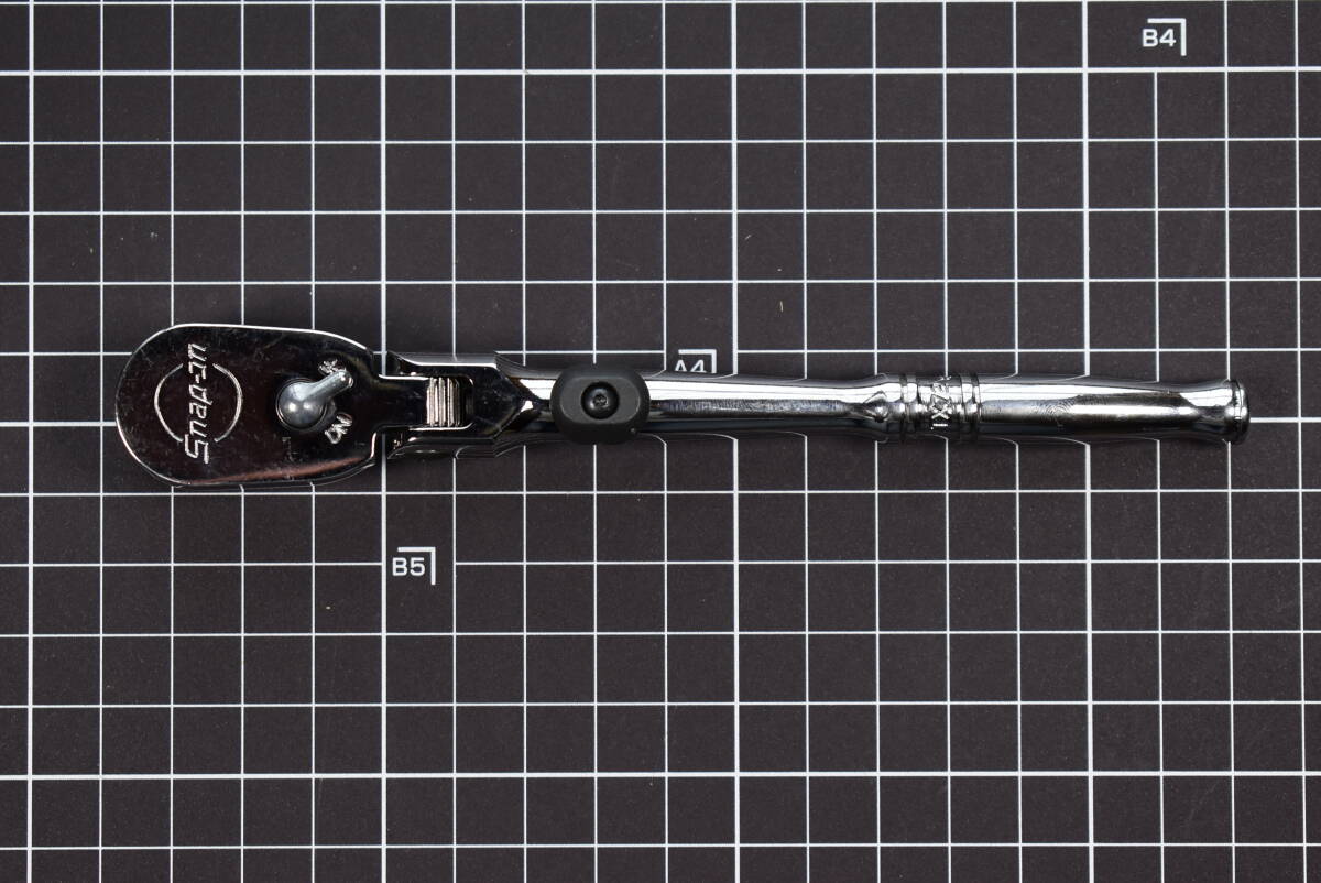 スナップオン snap-on 1/4インチ(6.35mm)スクエアードライブ ロック式フレックスヘッド ラチェット TX72拍卖