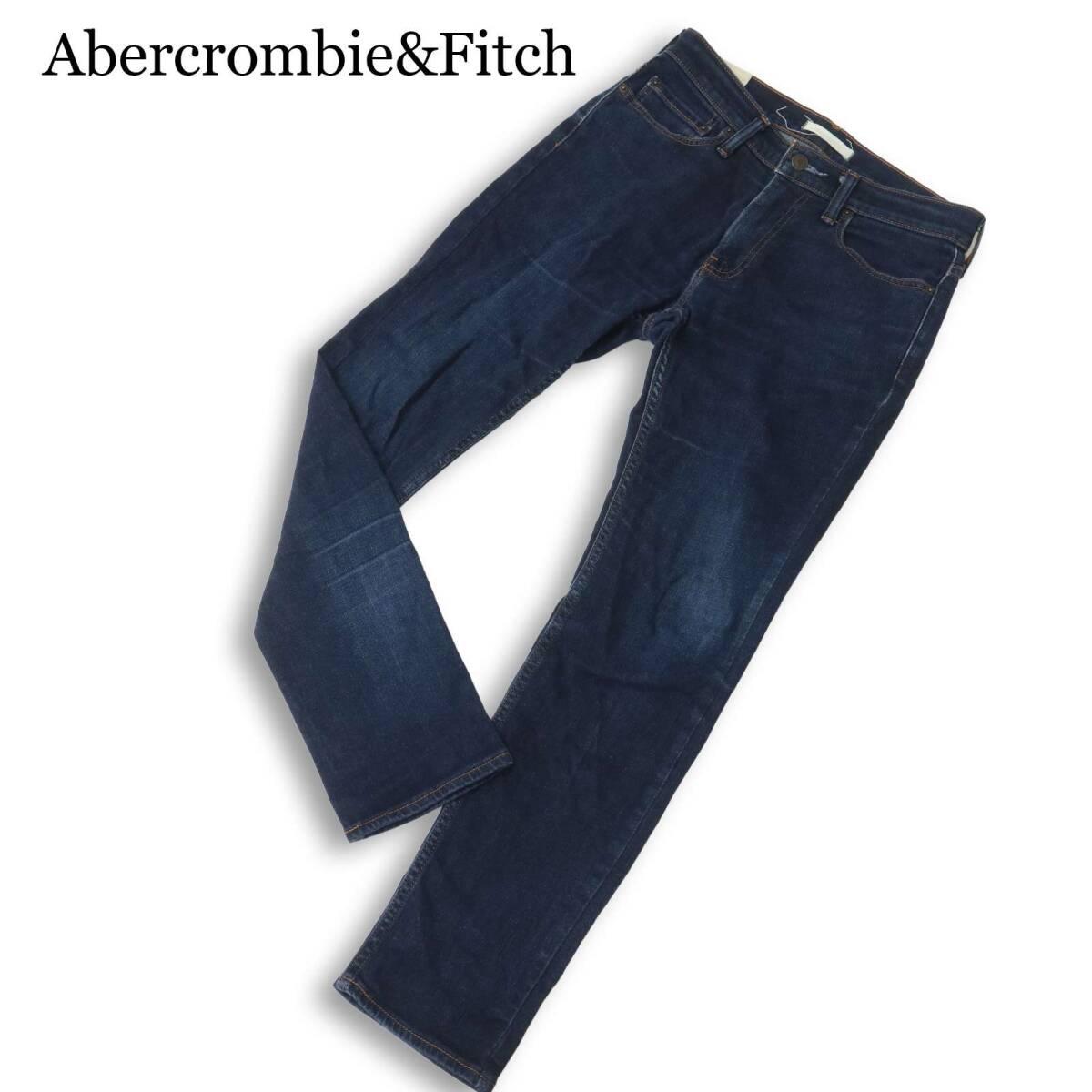 Abercrombie&Fitch アバクロンビー&フィッチ USED加工★ ストレッチ スキニー デニム パンツ ジーンズ Sz.29 メンズ拍卖
