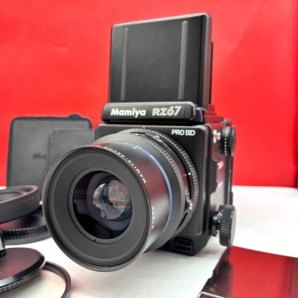 N38 防湿庫保管品 Mamiya RZ67 PRO IID ウエストレベルファインダー MAMIYA-SEKOR Z 90mm F3.5 W中判フィルムカメラ 蛇腹 動作品 マミヤ拍卖
