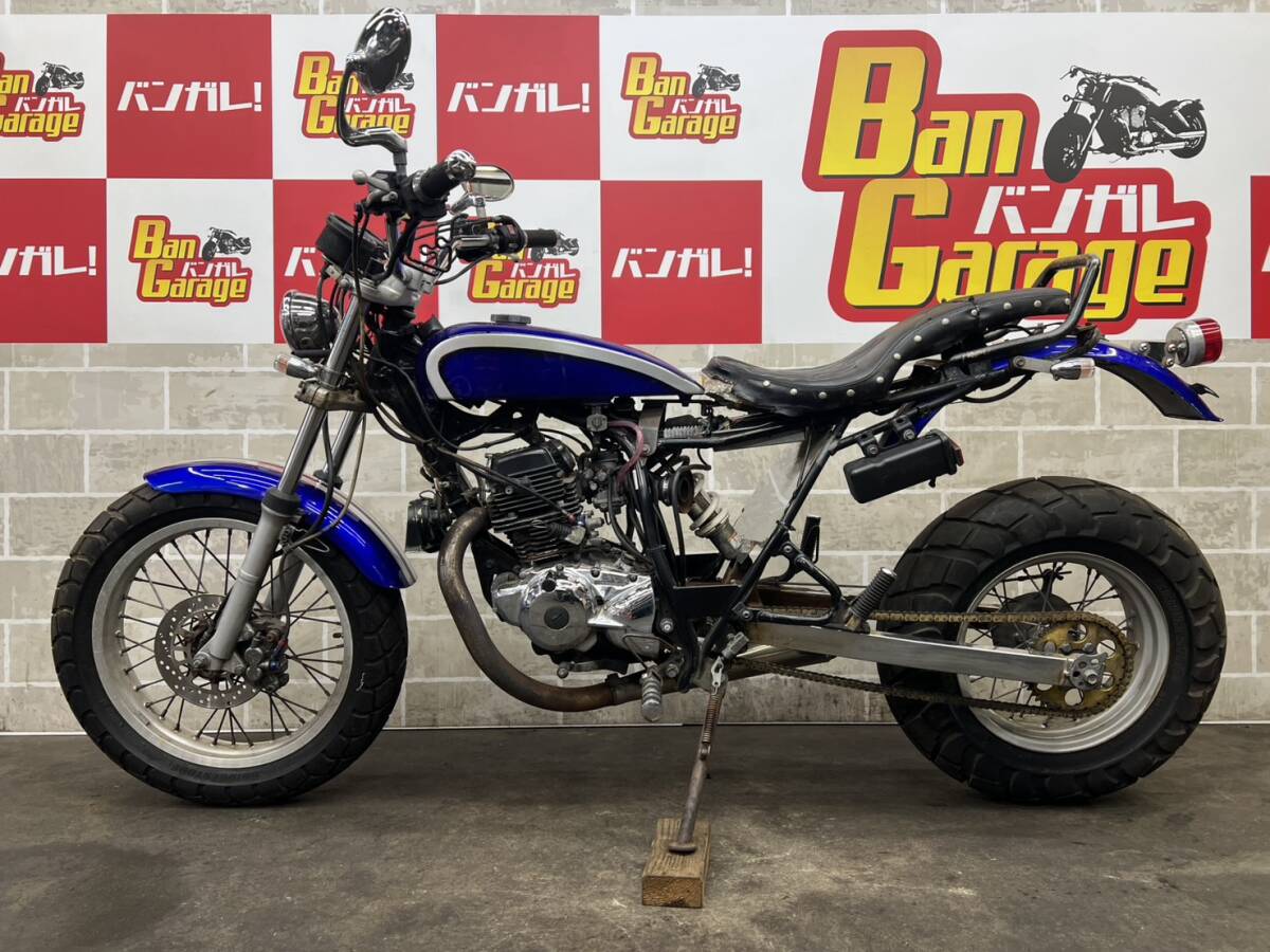 YAMAHA ヤマハ TW200 DG07J 書類有り 場内走行確認済み 始動動画有り 売り切り 未整備 現状車 バンガレ拍卖