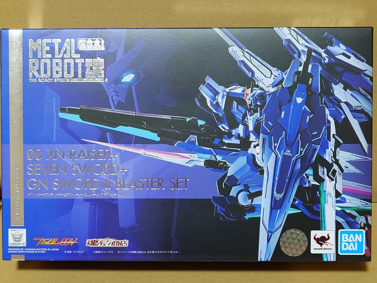 METAL ROBOT魂 <SIDE MS> ダブルオーザンライザーセブンソード+GNソードIIブラスターセット 未開封品拍卖