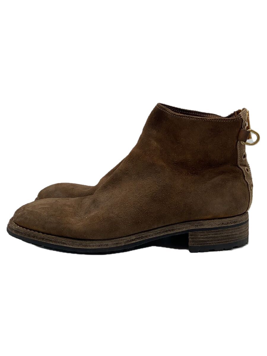 UNDERCOVER◆GUIDI/アンクルハイブーツブーツ/44/ブラウン/UC1E4F01拍卖