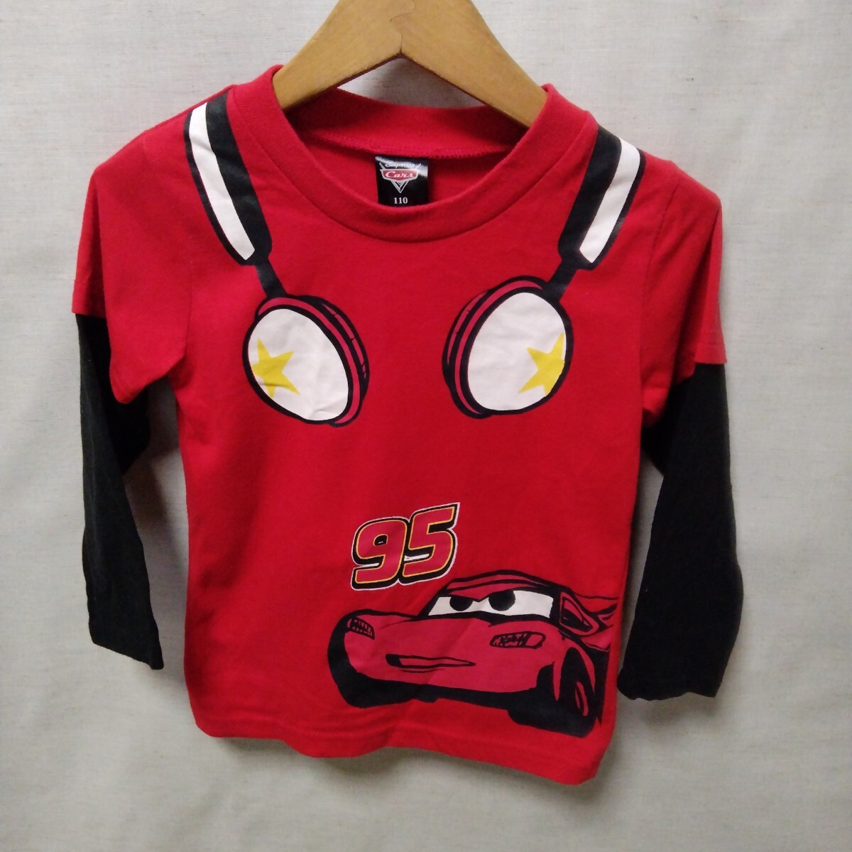 全国送料無料 カーズ ディズニー PIXAR マックイーン 子供服キッズ 長袖Tシャツ ロンT 110拍卖