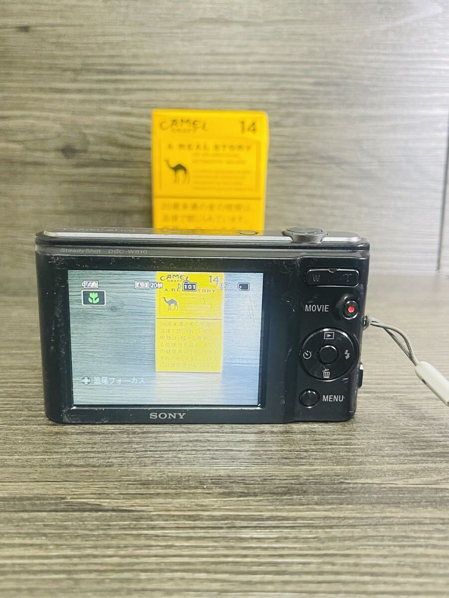 No.08 SONY Cyber-shot DSC-W810 20.1MP 動作確認済み バッテリー付き 中古 コンパクトデジタルカメラ拍卖