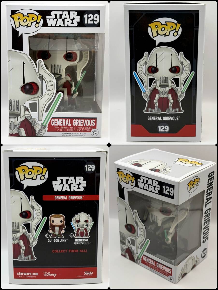 〓FUNKO〓POP! スターウォーズ 129 グリーバス将軍 @STAR WARS ファンコ ポップ! フィギュア クローンウォーズ グリーヴァス拍卖