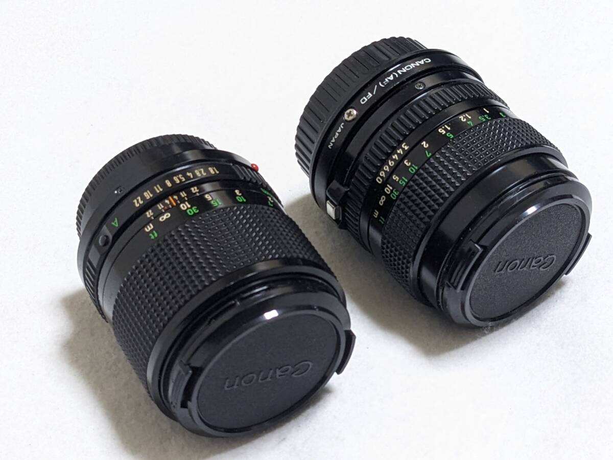 Canon LENS FD 50mm 1:1.4 , Canon LENS FD 85mm 1:1.8 まとめて キャノン拍卖