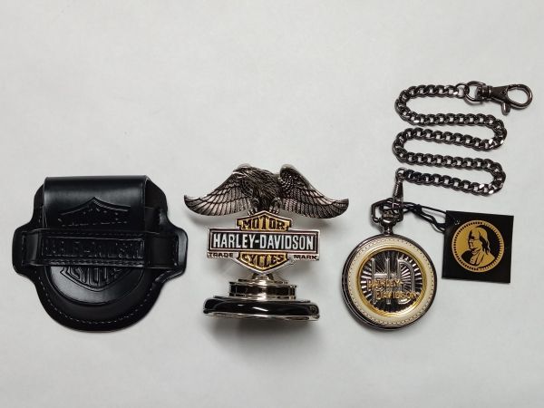 Harley Davidson ハーレーダビッドソン 懐中時計② フランクリンミント ポケットウォッチ拍卖