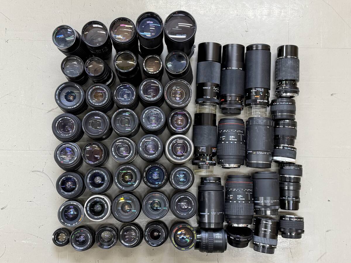 【大量約60本】 ブランド多数 中古レンズ 大量 まとめ ジャンク P119拍卖