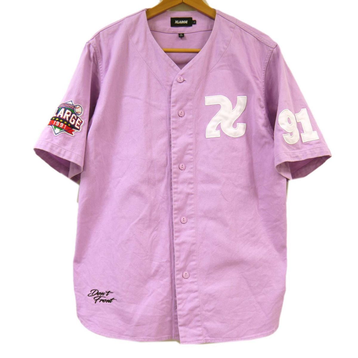◆XLARGE エクストララージ 半袖 ベースボールシャツ 2020年モデル 夏物 メンズ拍卖