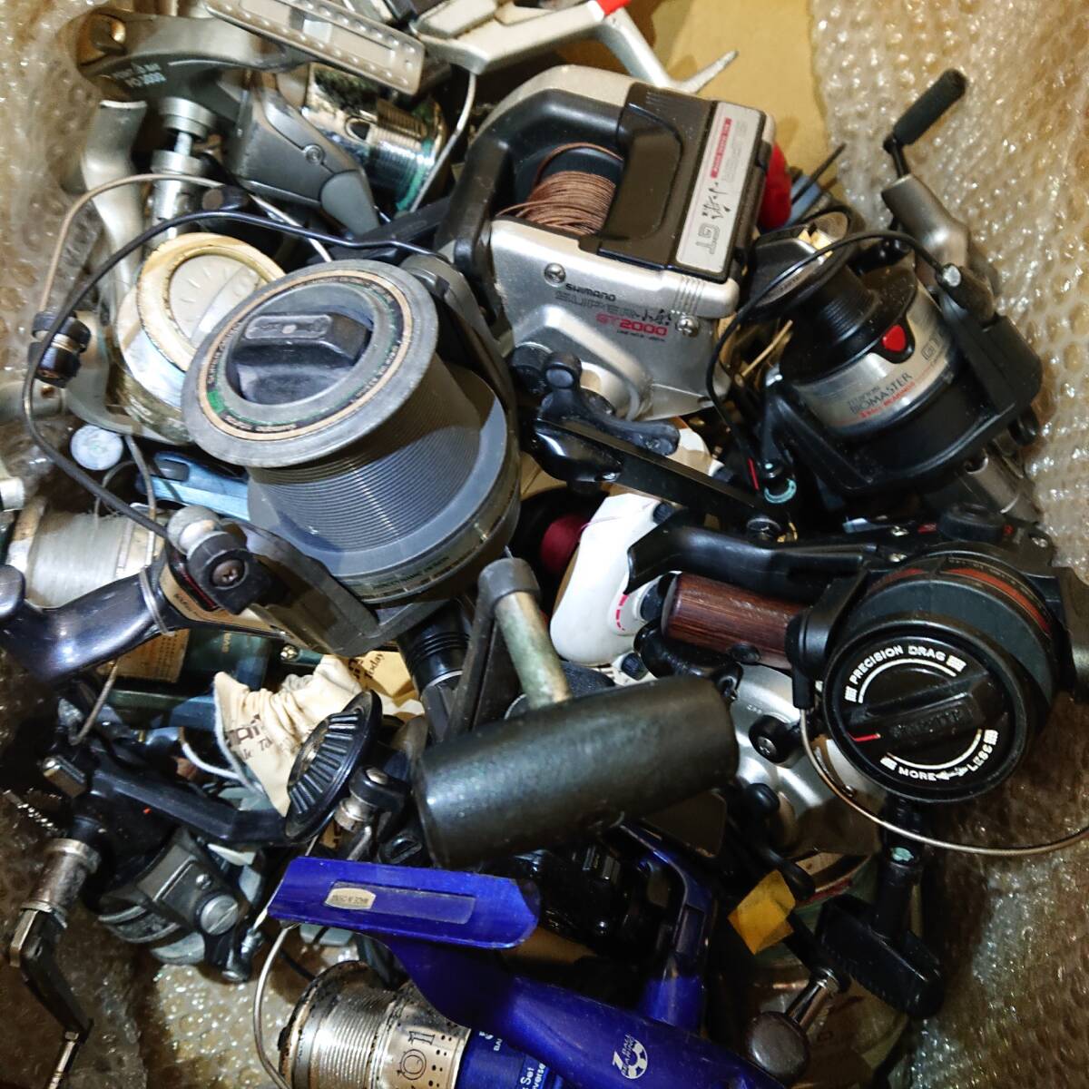 【ジャンク品】【1円スタート】Daiwa SHIMANO ダイワ シマノ 他メーカー 釣具 ベイトリール スピニングリール 40点まとめ売り拍卖