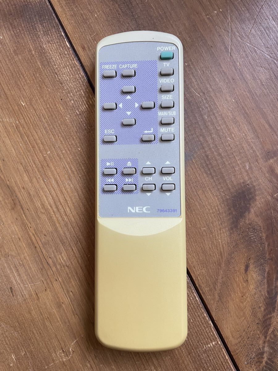 NEC 日本電気 PC 9821 Ct16 CanBe リモコン 発光 確認済み 液漏れなし / パソコン マルチメディア テレビ拍卖
