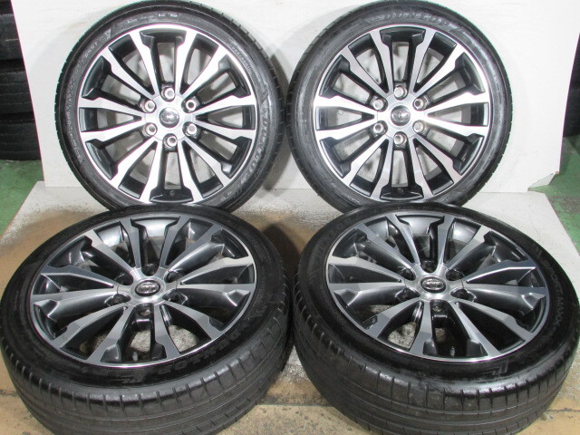 ☆200系■ハイエース流用■150プラド純正■139.7-6H/19-7.5J/+25■225/45R19■ランフラットタイヤ■DUNLOP■SPスポーツMAXX■RT2■レジアス拍卖