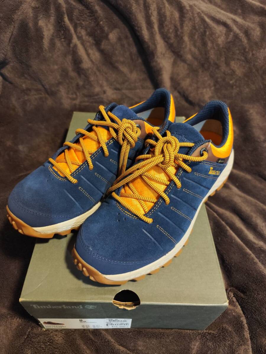 Timberland parker ridge gtx low hiker★26cm新品ネイビ-スエ-ド★ティンバ-ランド拍卖