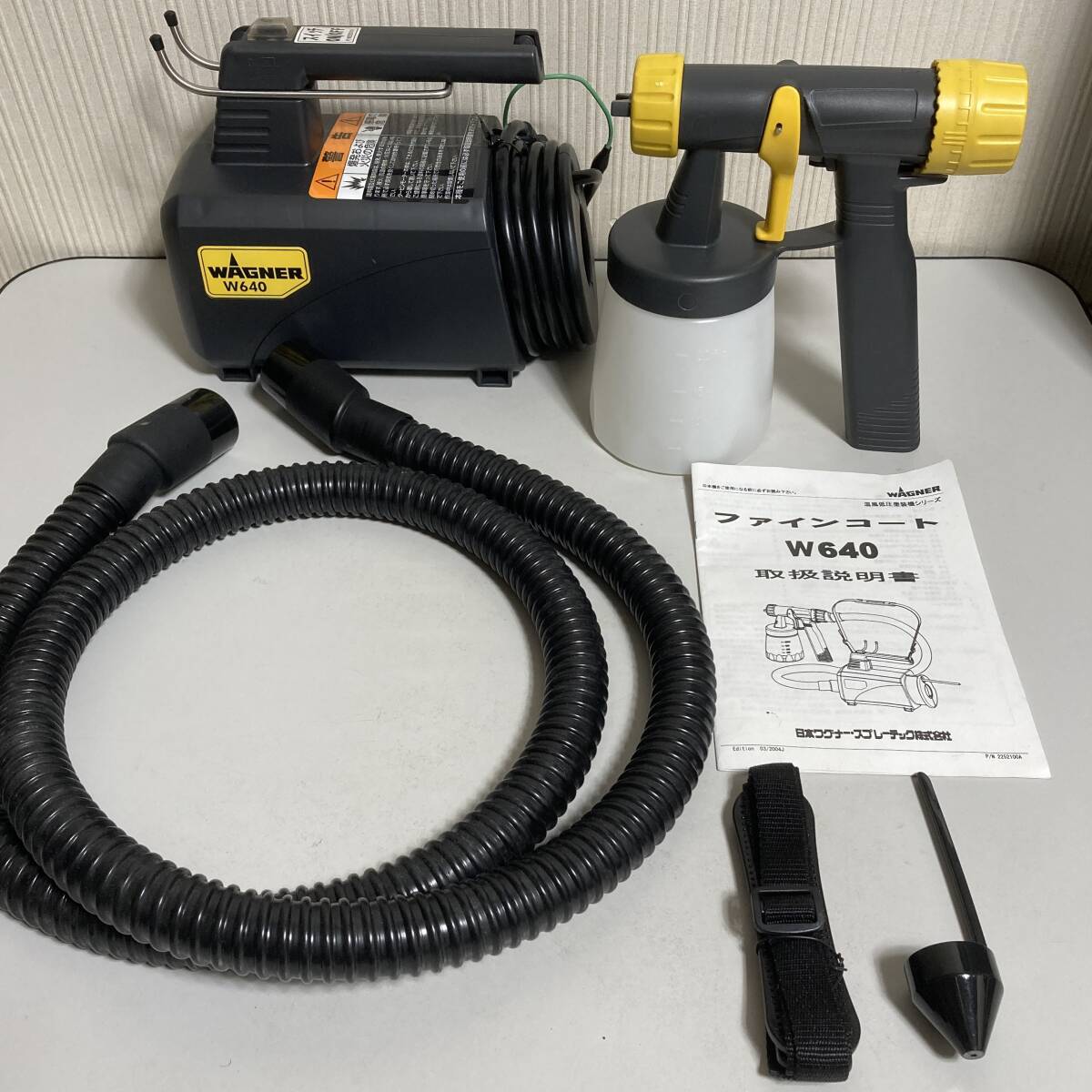【WAGNER】 ワグナー 温風低圧塗装機 ファインコート W640 HVLP DIYでの塗装に!! 未使用!! 送料無料!!拍卖