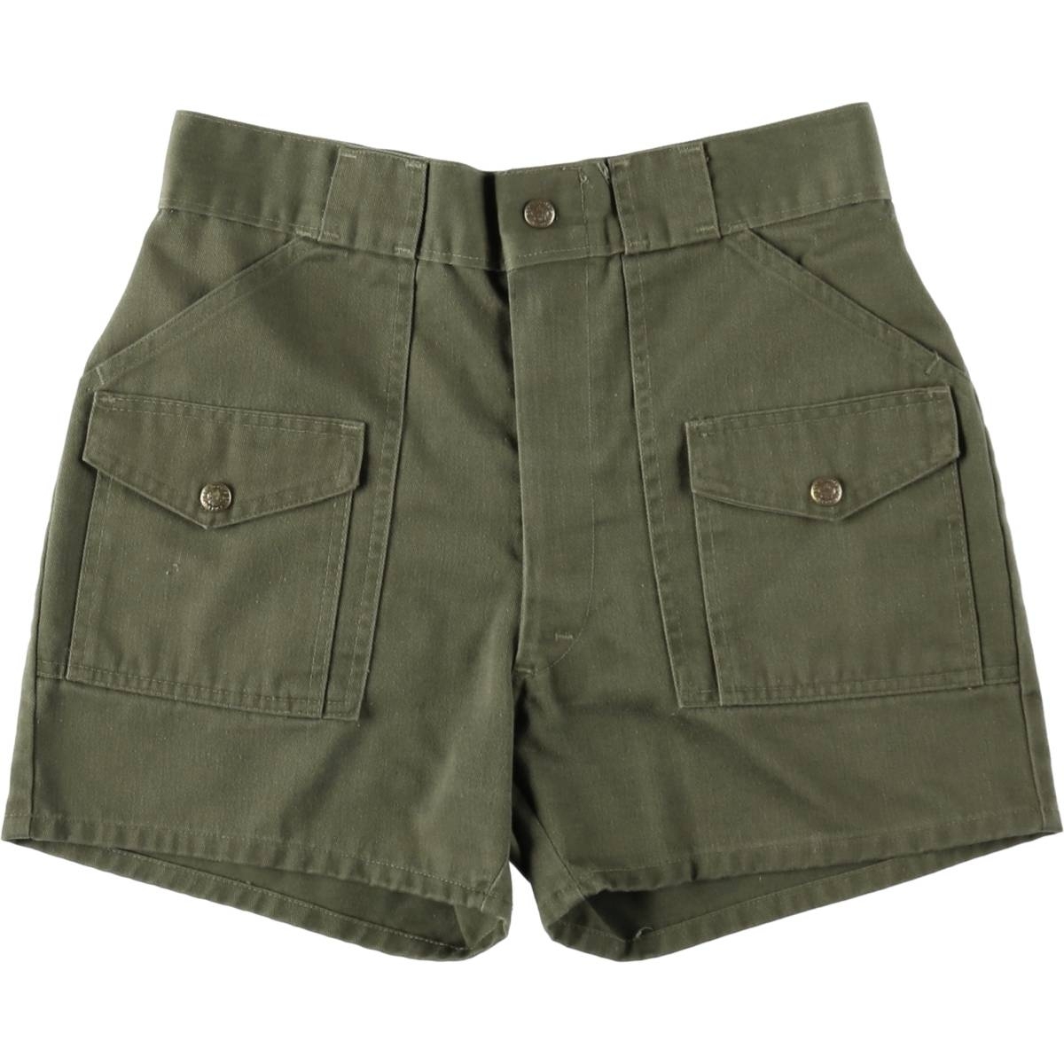 古着 ~80年代 ボーイスカウトパンツ ショーツ ショートパンツ USA製 レディースL(w29)相当 ヴィンテージ /eaa631395拍卖