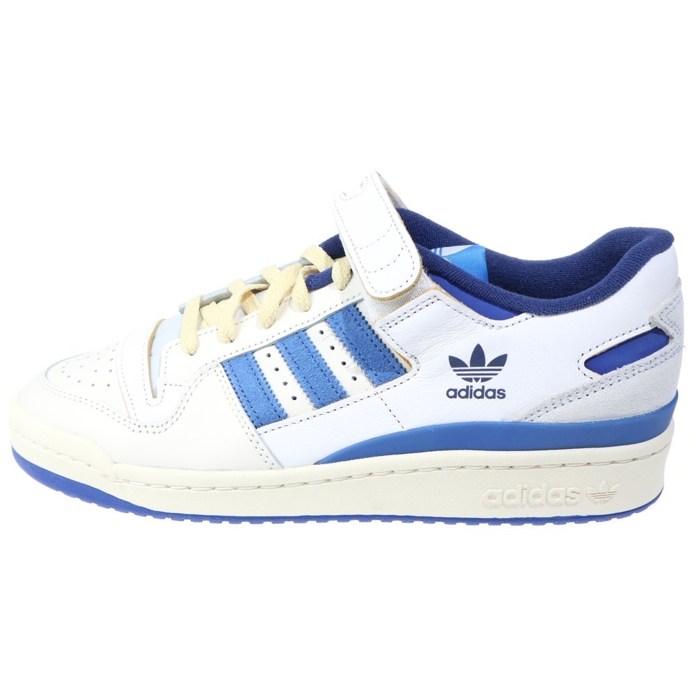 adidas アディダス FORUM 84 LOW フォーラム84 ローカットスニーカー ホワイト/ブルー US10/28cm S23764拍卖