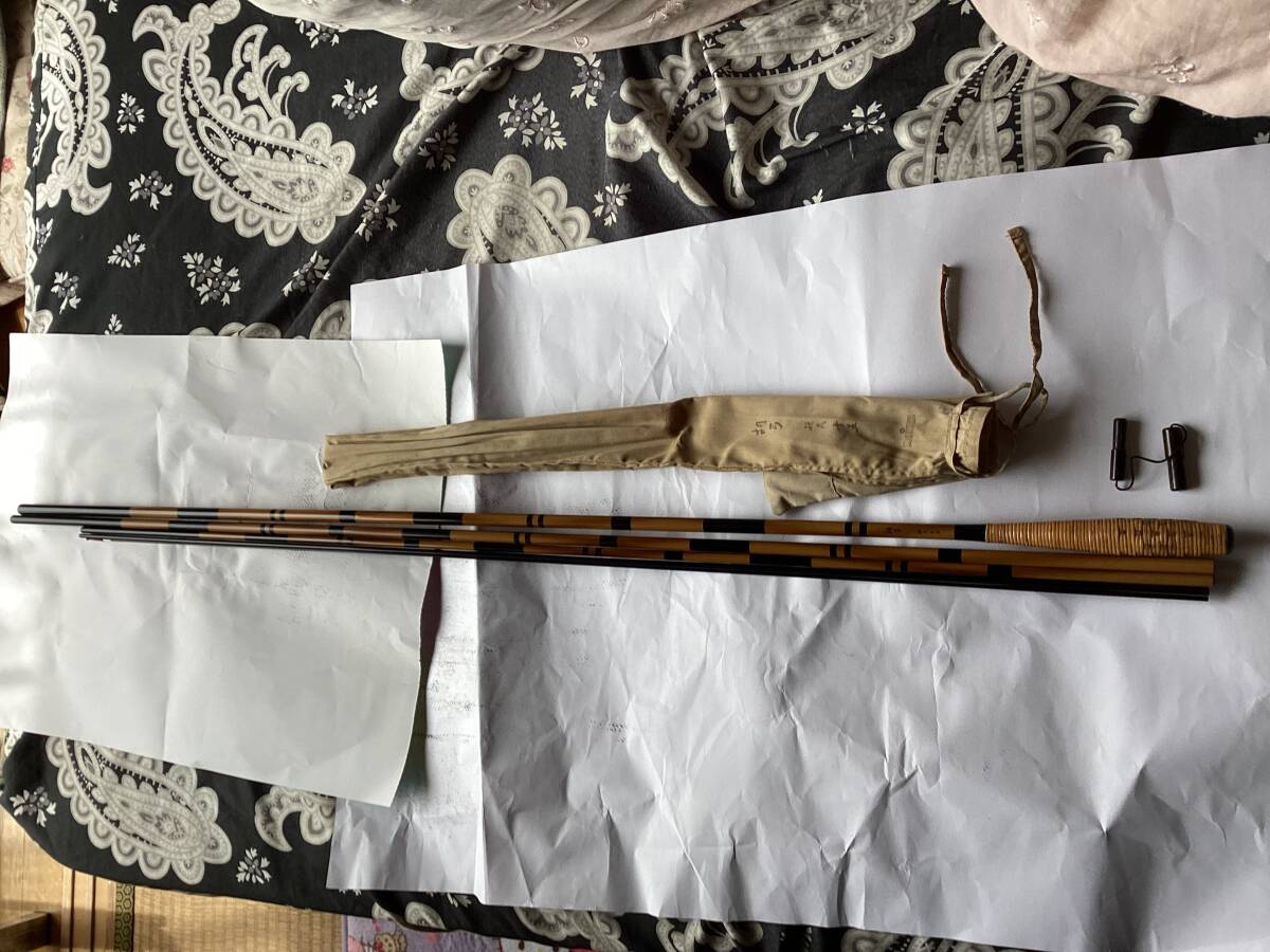 7500円に更に値段下げて出品 Daiwa 胡弓 硬式 十五尺 15尺 純正竿袋 純正口栓拍卖
