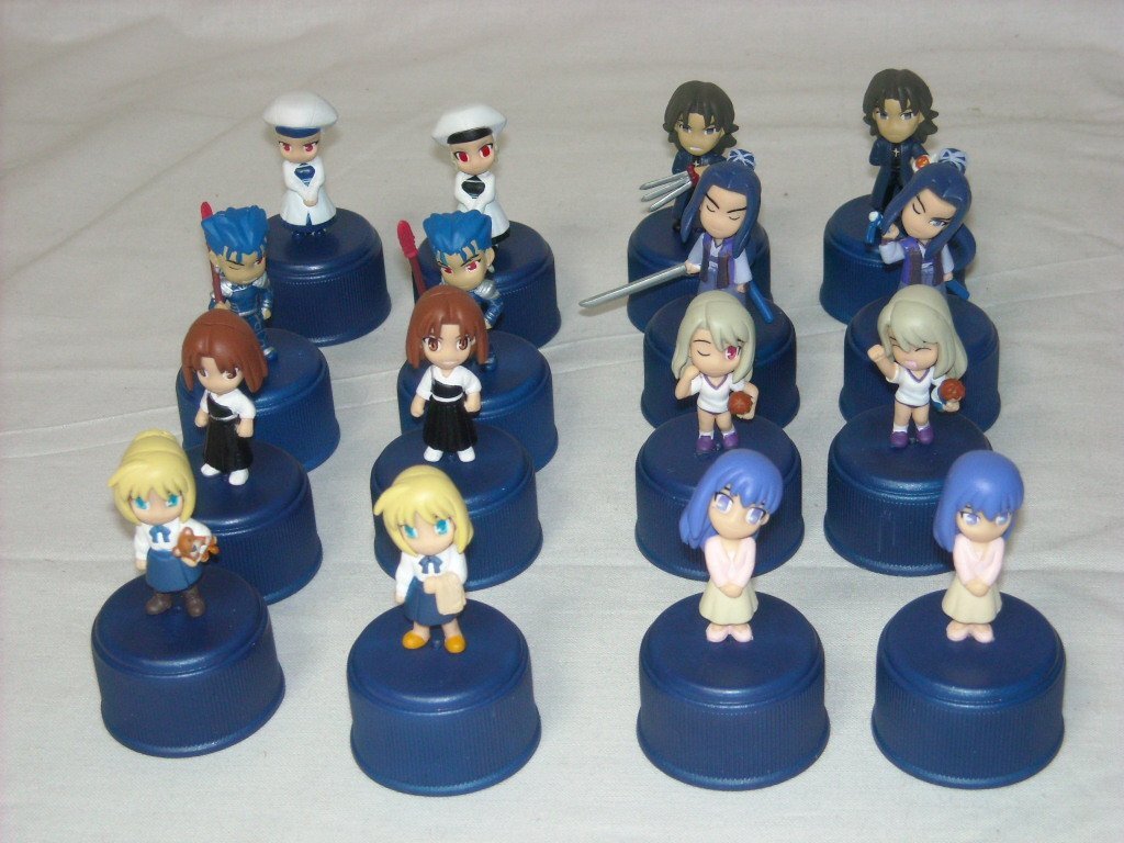 SPRING Fate stay night フェイト/ステイナイト ボトルキャップフィギュアコレクション2 全16種コンプリート拍卖