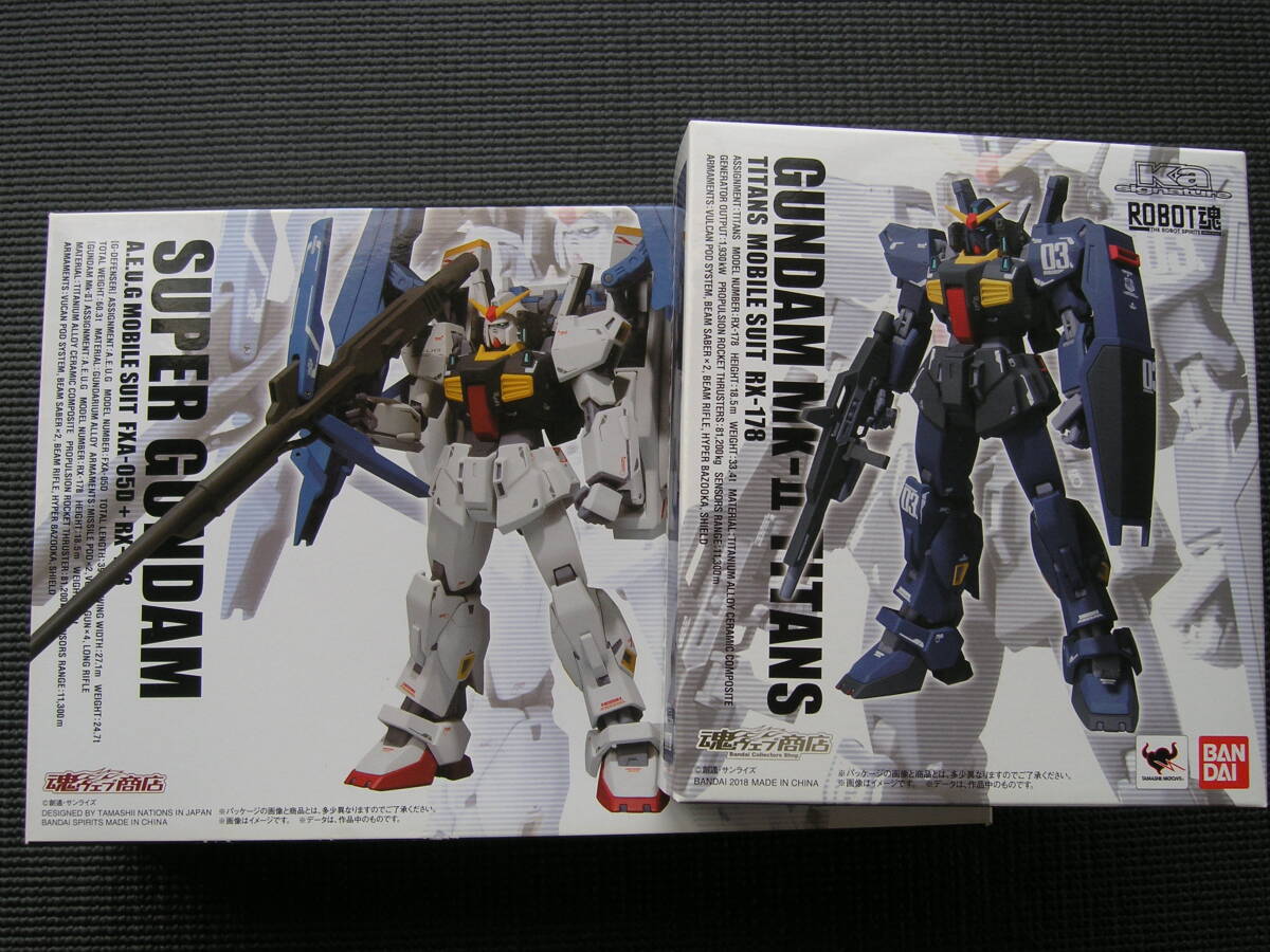 新品 ROBOT魂 Ka signature <SIDE MS> スーパーガンダム ガンダムMkⅡ拍卖