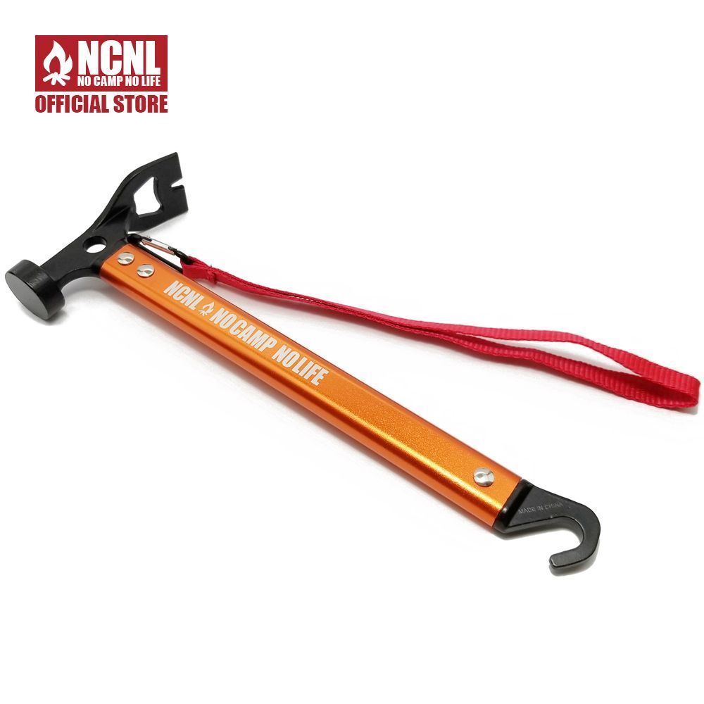 NCNL ペグハンマー テントハンマー キャンプハンマー ペグ抜き 軽量 キャンプ ソロキャンプ アウトドア用品 (オレンジ) ncnl2060拍卖