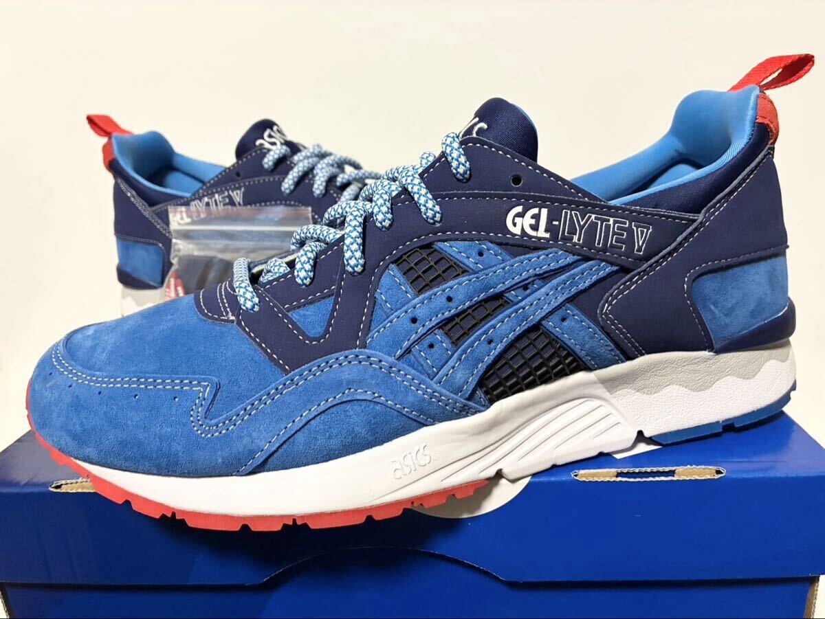 新品箱付 ASICS GEL LYTE V MITA SNEAKERS TRICO 5 アシックス ゲル ライト ミタスニーカーズ ミタ トリコロール トリコ 27.5cm 9.5 TQ6J4J拍卖