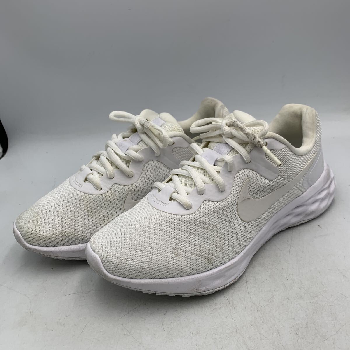 EA290 NIKE ナイキ REVOLUTION レボリューション6 ランニングシューズ スニーカー US6.5 23.5cm ホワイト メッシュ拍卖