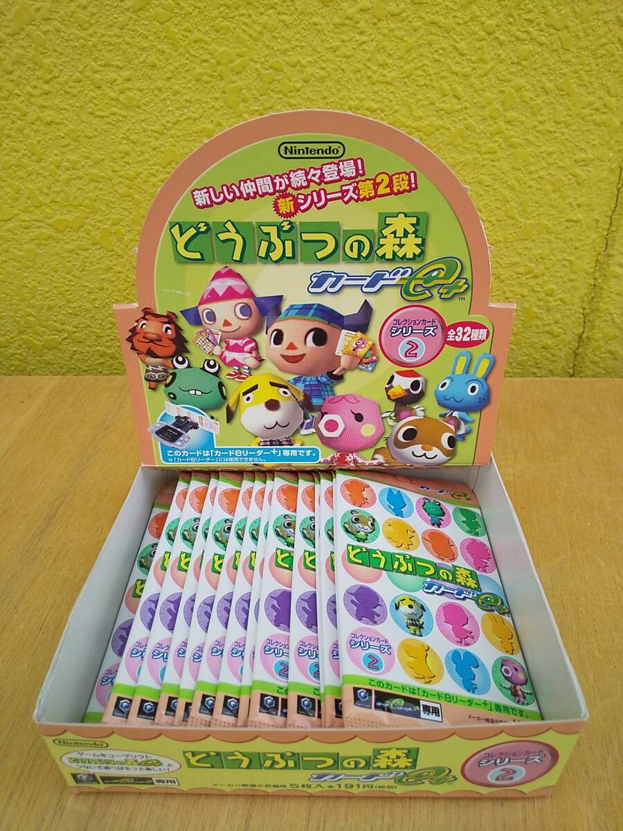 未開封15パック セット BOX付 どうぶつの森 カードe+ コレクションカード シリーズ2 ゲームキューブ どうぶつの森e+ カードリーダー amiibo拍卖