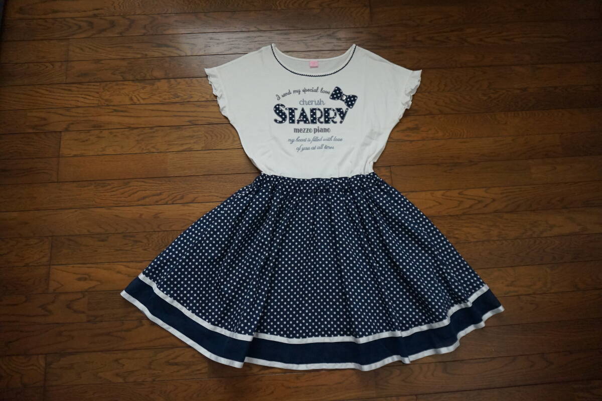 ◇ mezzo piano メゾピアノ ◇ ワンピース ◇ size L ( 160 ) 拍卖