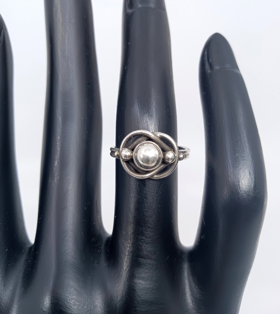 Georg Jensen ジョージジェンセン No5 シルバーリング 指輪拍卖