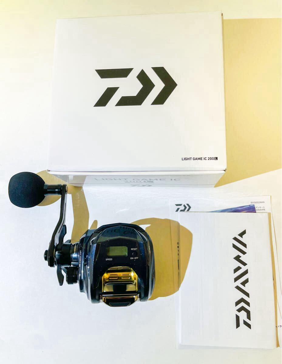 ☆新品・送料無料☆ ダイワ 22ライトゲームIC 200L DAIWA 22LIGHT GAME IC 200 L ベイトリール 左ハンドルカウンターリール グローブライド拍卖