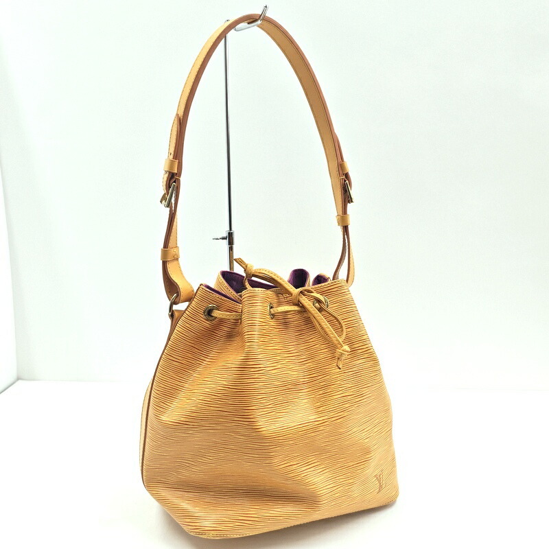 LOUIS VUITTON ルイヴィトン プチノエ ショルダーバッグ エピ タッシリイエロー M40109 AR0915拍卖