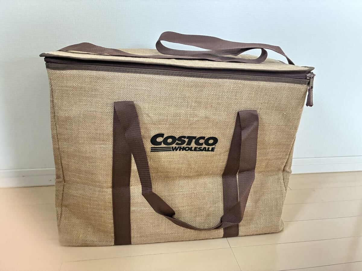 コストコ COSTCO 保冷バッグ クーラーバッグ ジュート 大容量 60L エコバッグ ジュートバッグ ジュート素材拍卖