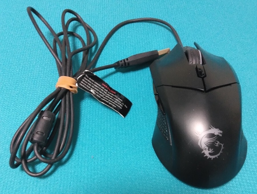 msi★ゲーミングマウス★GM08 !?★USB★動作確認済 訳あり品★マウス 有線拍卖