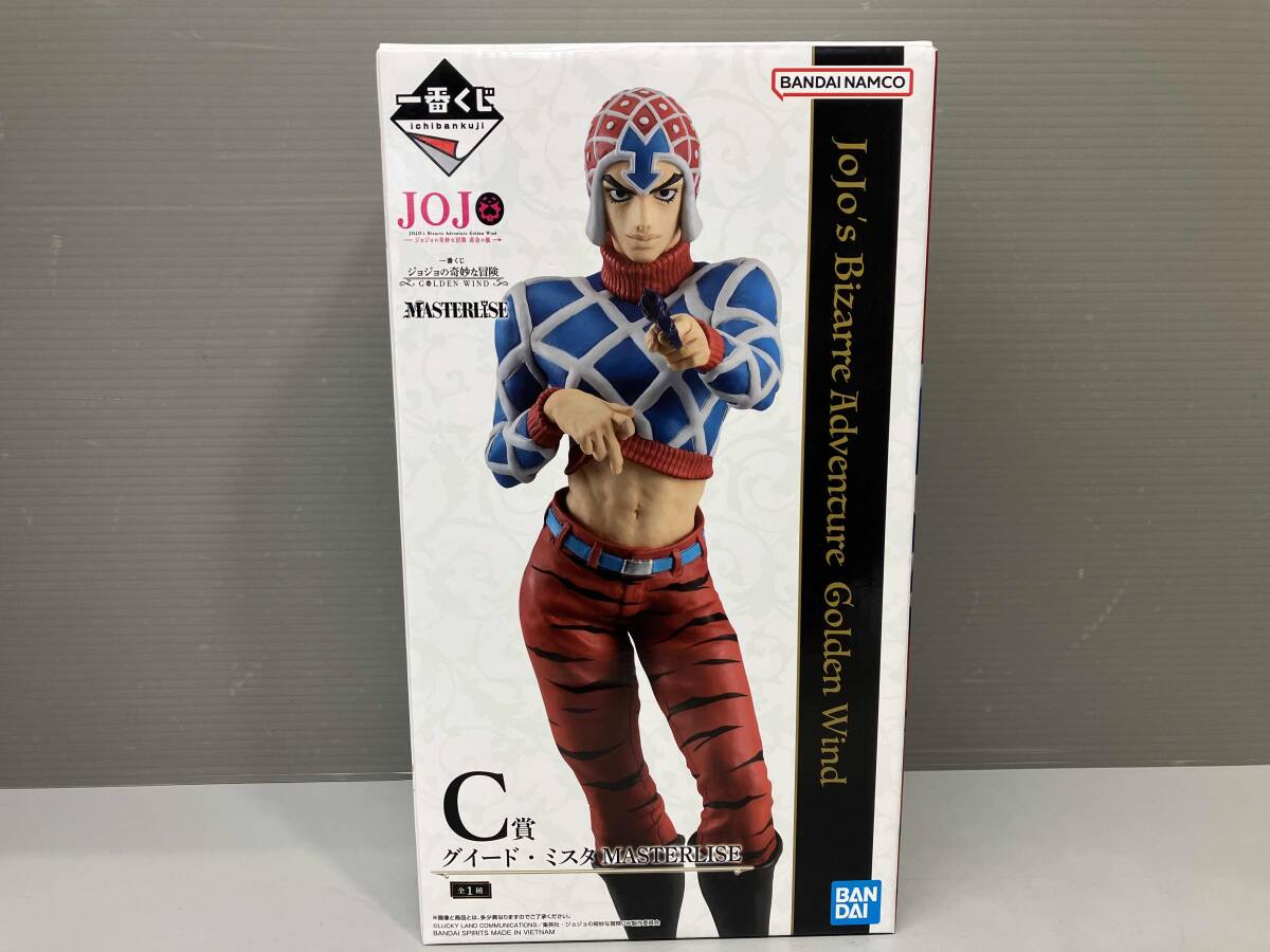 未開封品 C賞 グイード・ミスタ MASTERLISE 一番くじ ジョジョの奇妙な冒険 GOLDEN WIND ジョジョの奇妙な冒険 Part5 黄金の風拍卖