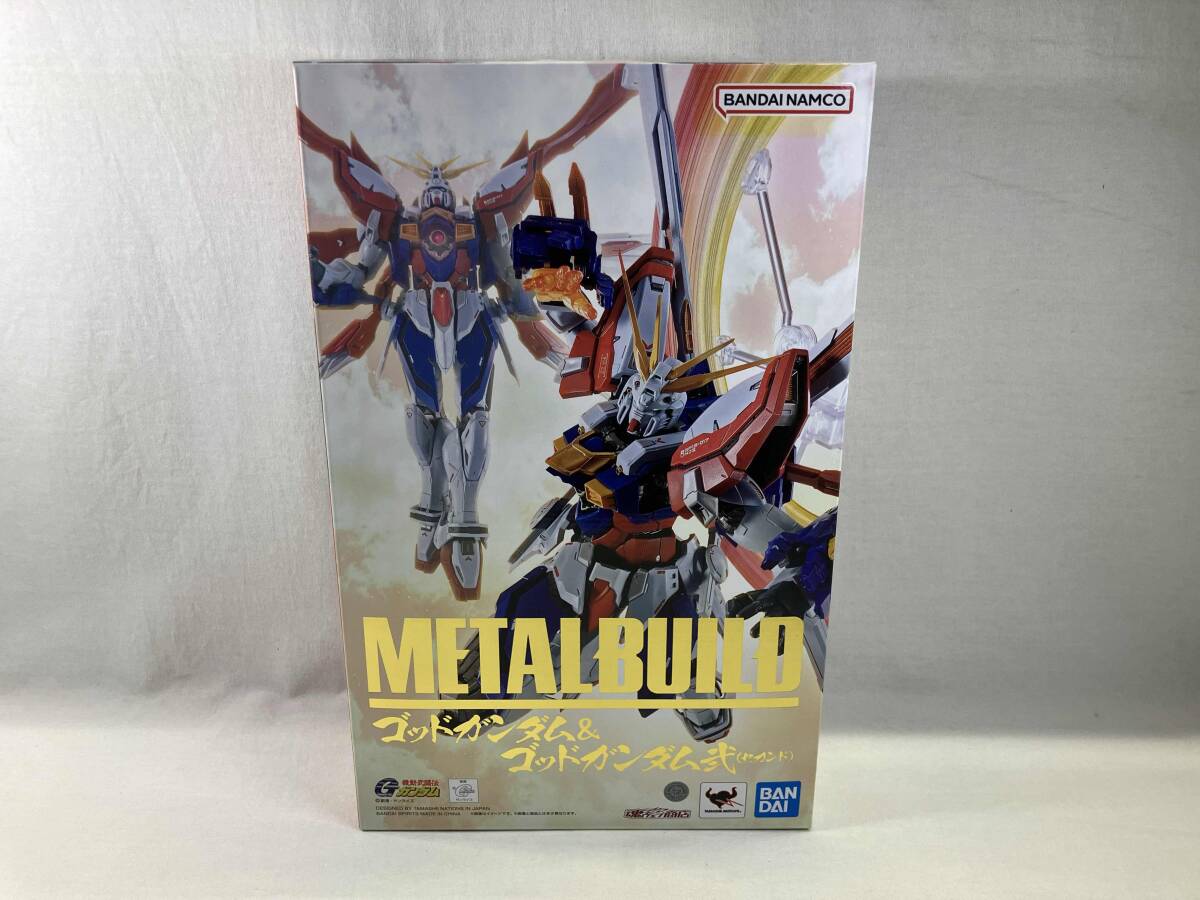 ジャンク 【初期不良未対応品】【1円スタート】METAL BUILD ゴッドガンダム&ゴッドガンダム弐 魂ウェブ商店限定 機動武闘伝Gガンダム拍卖