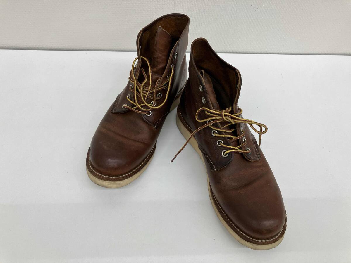 RED WING レッドウィング ワークブーツ 9111 クラシックラウンド カッパー ブラウン ワイズD拍卖