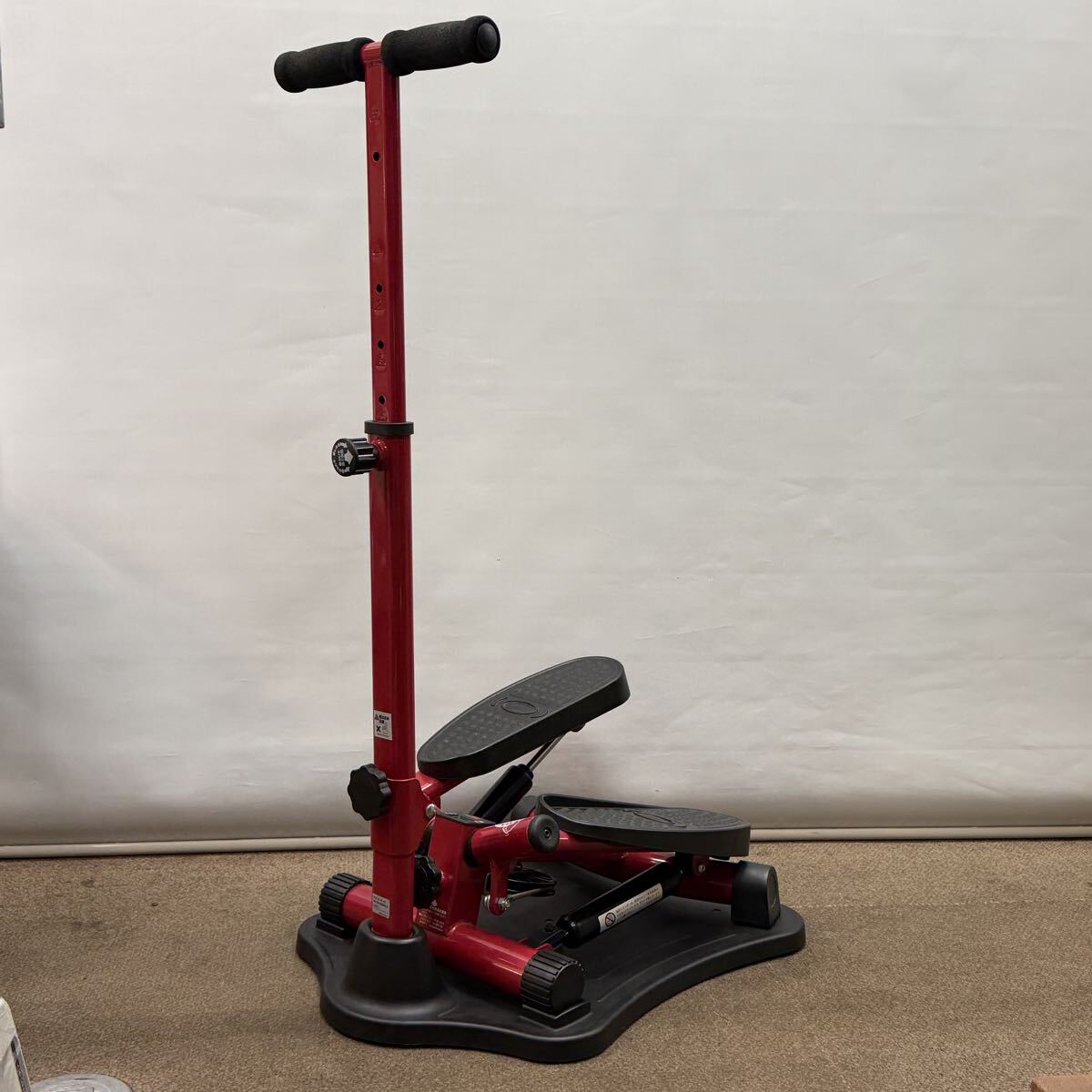 ショップジャパン 健康ステッパー ナイスデイ レッド 専用ハンドルセット ND-1R NH-1R トレーニング エクササイズ (04168H)拍卖