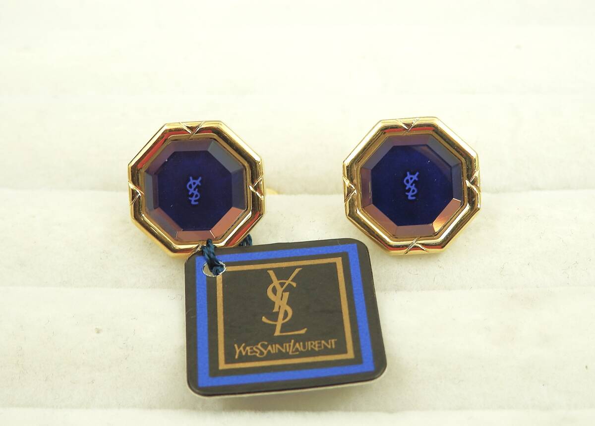 Yves Saint Laurent イヴサンローラン カフス 約11g 現状品 売り切り拍卖