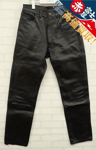 4P3564/エアロレザー フロントクォーターホースハイドレザーパンツ AERO LEATHER拍卖