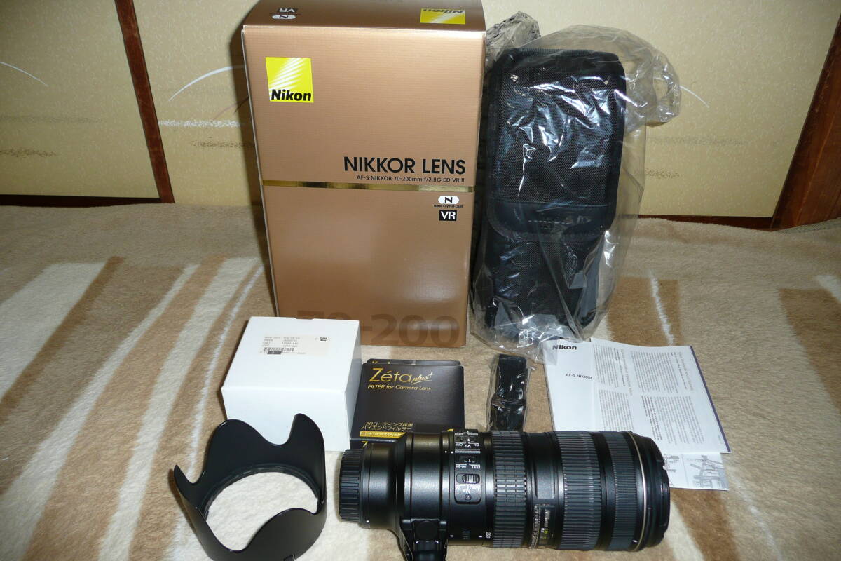 ☆Nikon・AF-S NIKKOR 70-200mm F2.8 G ED VR II☆中古品・付属品あり拍卖