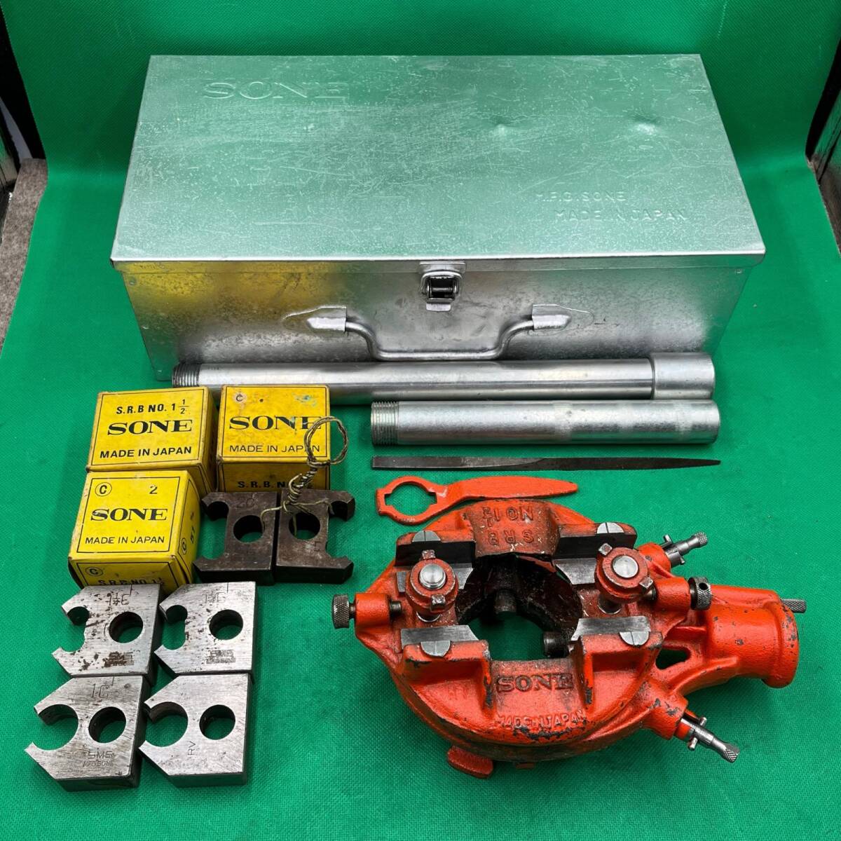 手工具 手動パイプねじ切り機 SRB NO1 1/2 中古 USED ◆2012拍卖